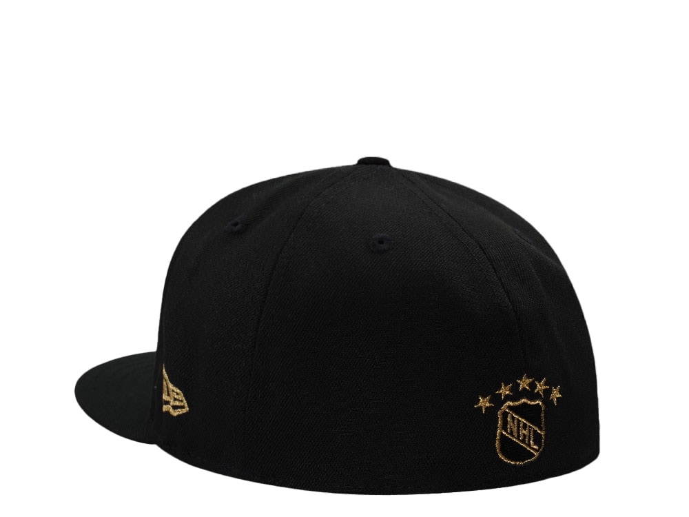New Era Quebec Nordiques Prince of Wales Conference Black Prime Edition 59Fifty Fitted Hat