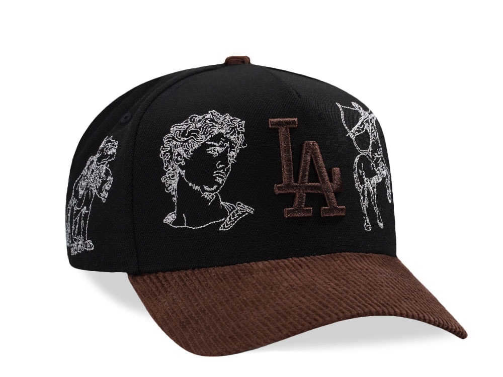 New Era Los Angeles Dodgers Mythical Black Two Tone Edition 9Forty A Frame Snapback Hat