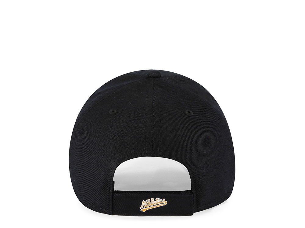 47Brand Oakland Athletics Black Classic Strapback Hat