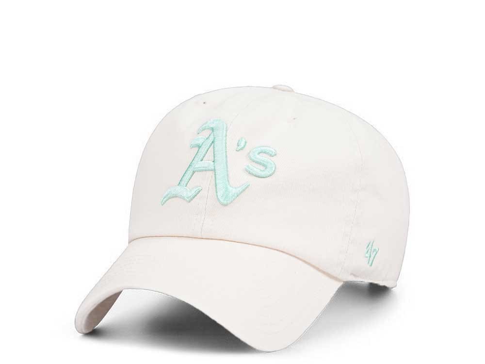 47Brand Oakland Athletics Natural Clean Up Strapback Hat