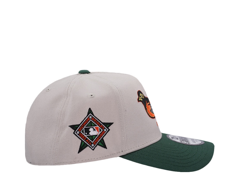 New Era Baltimore Orioles All Star Game 1993 Stone Two Tone Edition 9Forty A Frame Snapback Hat