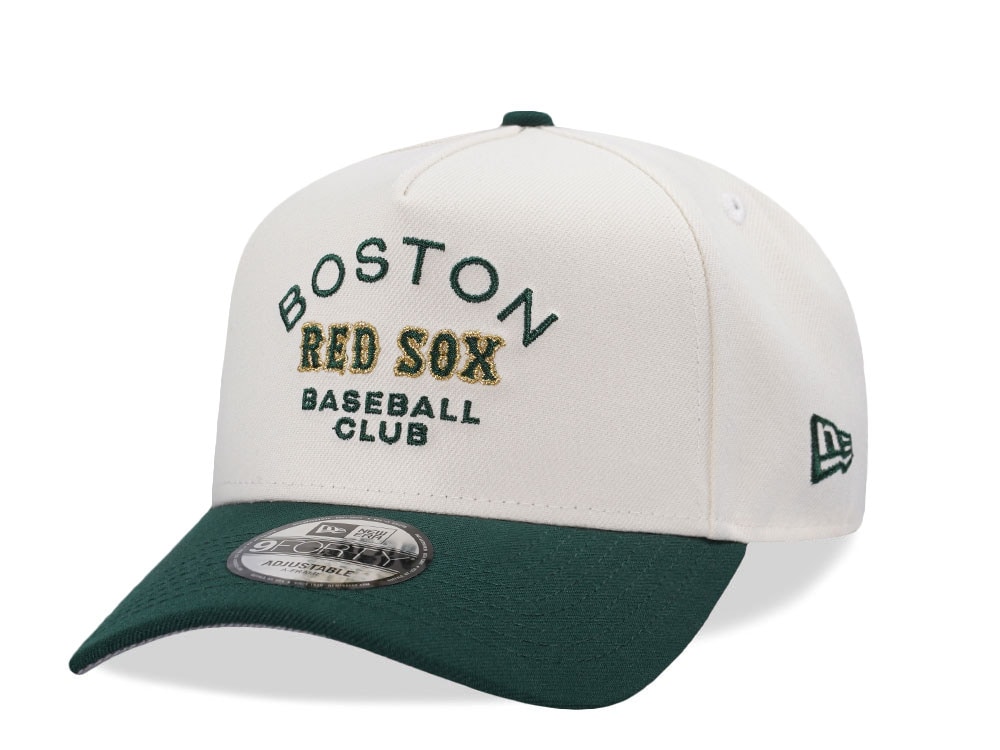 New Era Boston Red Sox Baseball Club Chrome Two Tone Edition 9Forty A Frame Snapback Hat