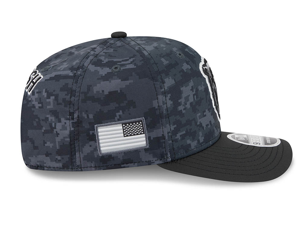 New Era Chicago Bears NFL Salute to Service 2026 Digi Camo Black 9Seventy Stretch Snapback Hat