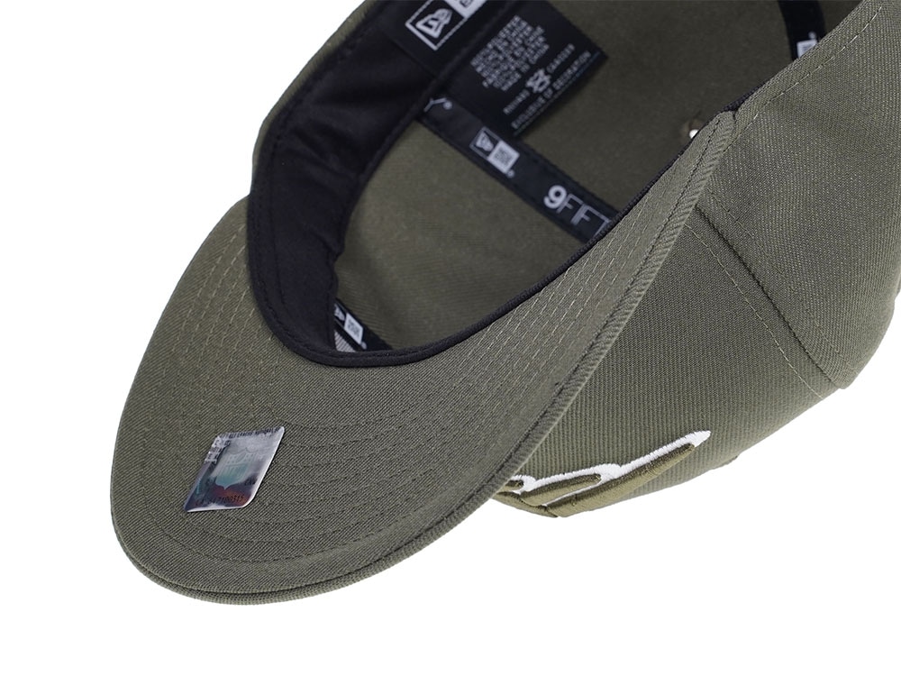 New Era New England Patriots Olive 9Fifty Snapback Hat