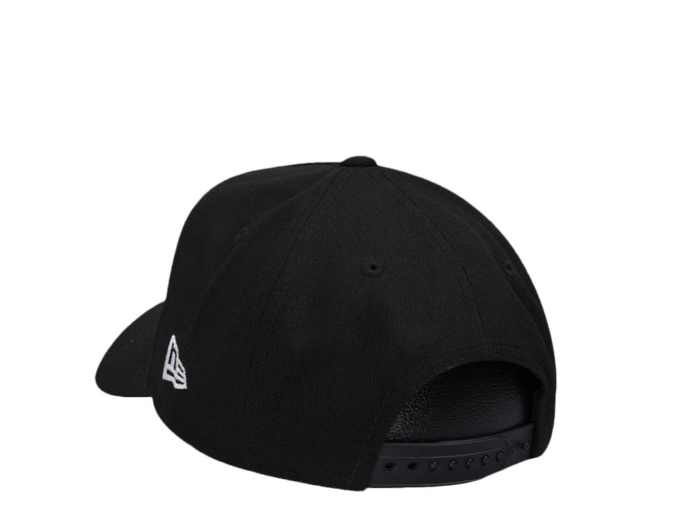 New Era Las Vegas Raiders Black Throwback 9Forty A Frame Snapback Hat