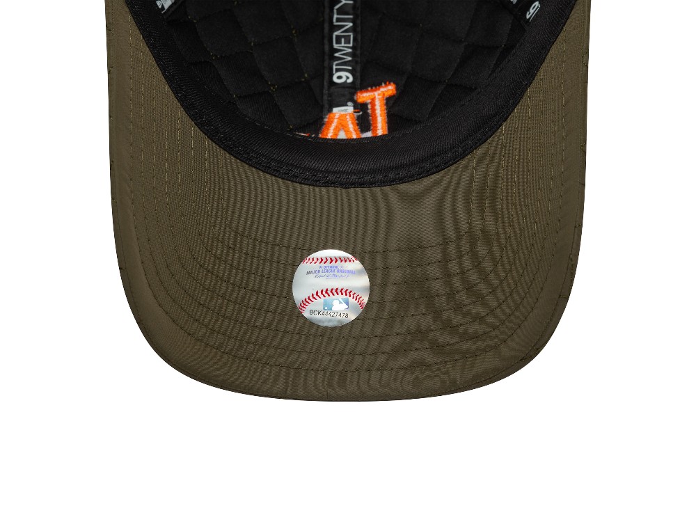 New Era Los Angeles Dodgers Quilted Olive 9Twenty Snapback Hat