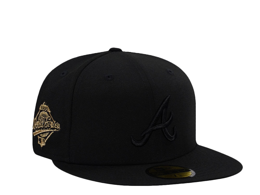 New Era Atlanta Braves World Series 1995 Black Prime Edition 59Fifty Fitted Hat