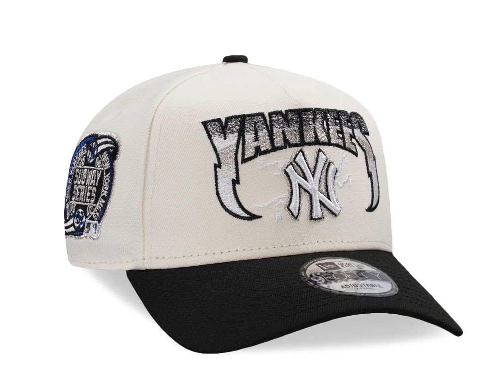 New Era New York Yankees Subway Series 2000 Chrome Two Tone Edition 9Forty A Frame Snapback Hat