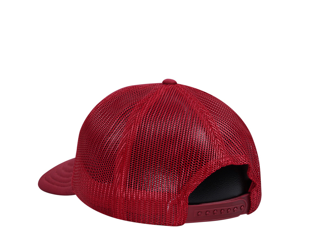 American Needle Schlitz Foamy Valin Red Trucker Snapback Hat