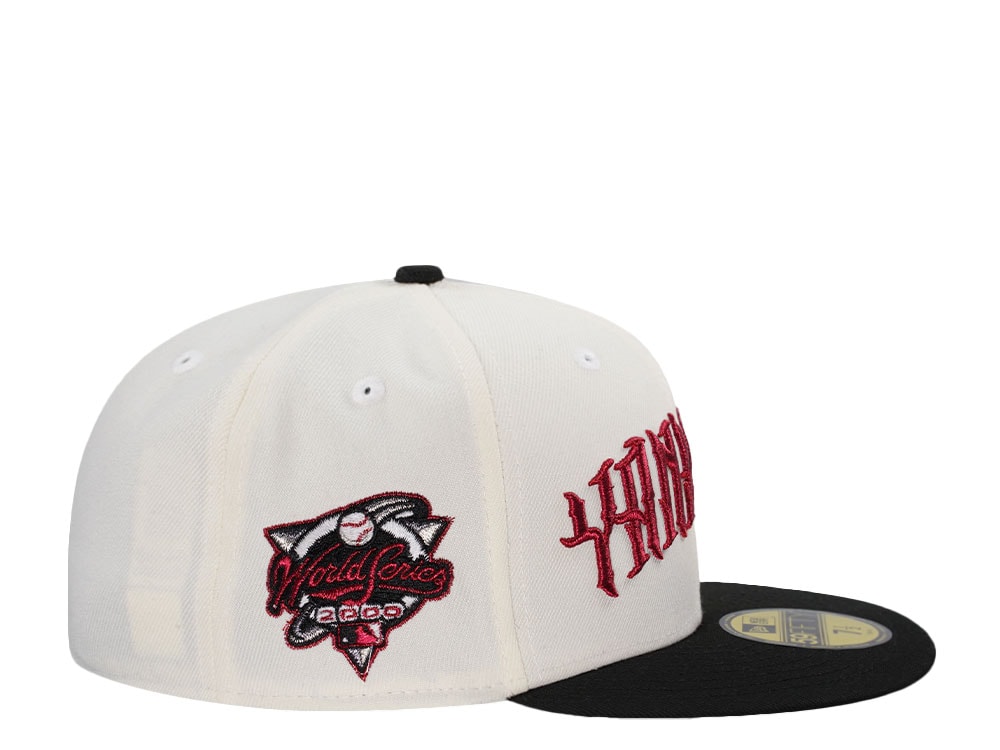 New Era New York Yankees World Series 2000 Script Chrome Two Tone Edition 59Fifty Fitted Hat