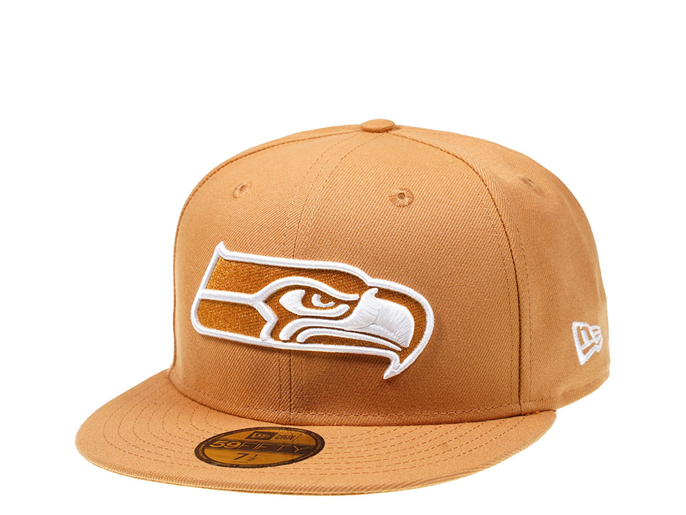 Seattle Seahawks tan fedora New Era | Accessories | New New Era Seattle Seahawks Straw  main image 4