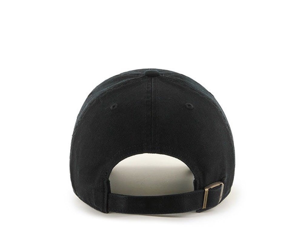 47Brand Chicago White Sox Black on Black Clean up Strapback Hat
