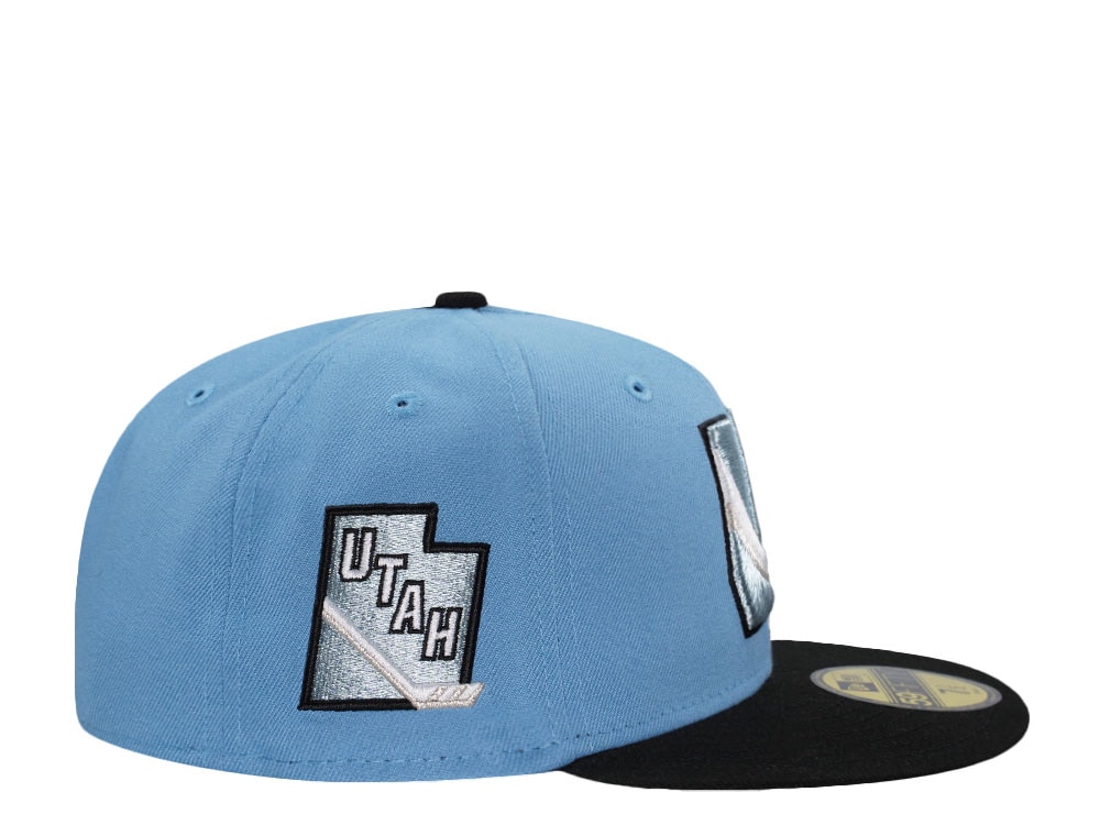 New Era Utah Mammoth Sky Blue Two Tone Edition 59Fifty Fitted Hat