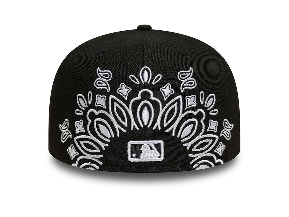 New Era New York Yankees Black Paisley Edition 59Fifty Fitted Hat