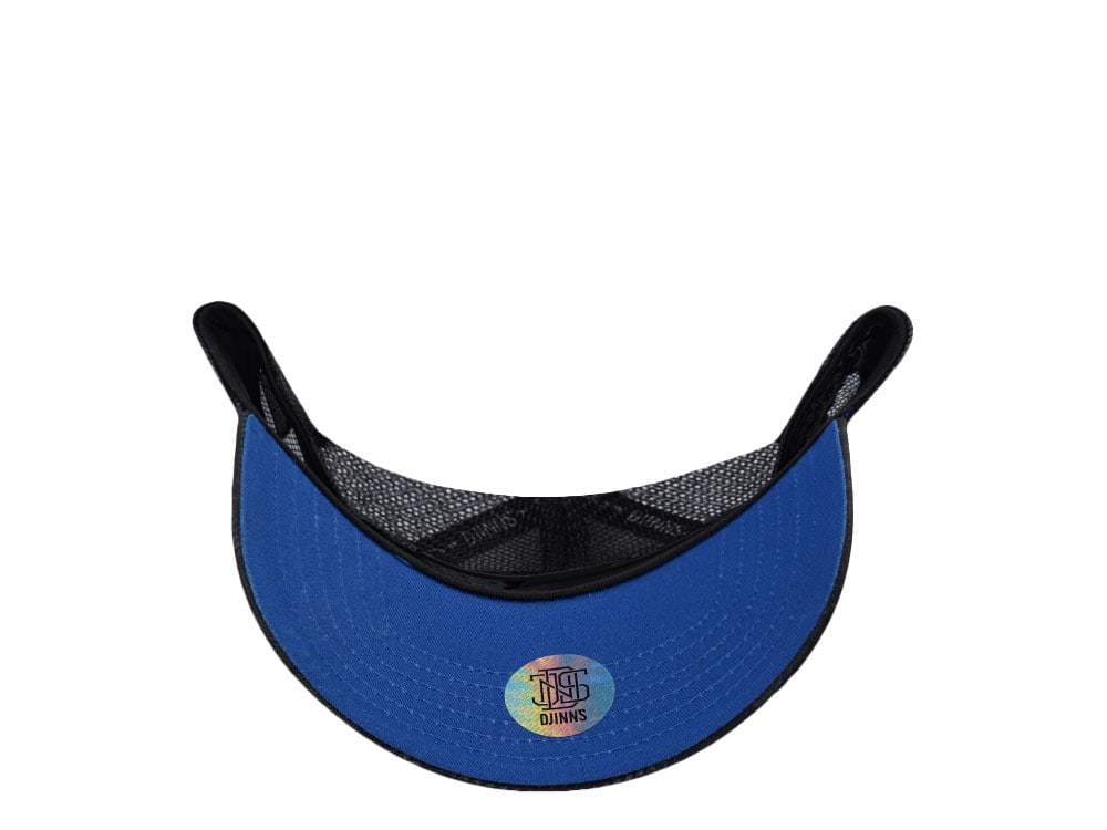 Djinns Camouflage Black Trucker Snapback Hat