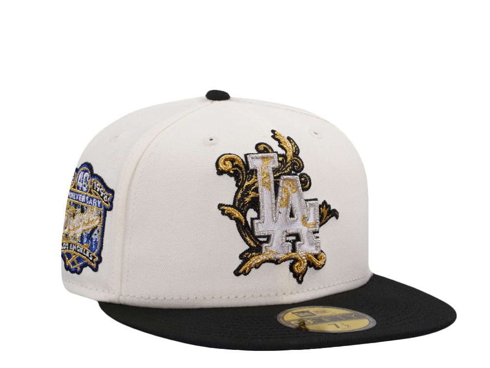New Era Los Angeles Dodgers 40th Anniversary Metallic Chrome Two Tone Edition 59Fifty Fitted Hat