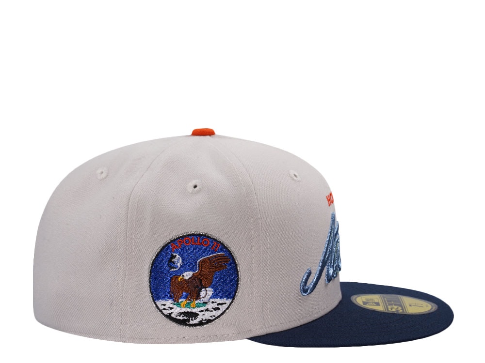 New Era Houston Astros Apollo 11 Metallic Stone Two Tone Edition 59Fifty Fitted Hat