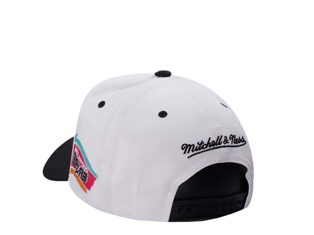 Mitchell & Ness San Antonio Spurs NBA Playoffs 1996 Chrome Two Tone Editon Pro Crown Fit Snapback Hat