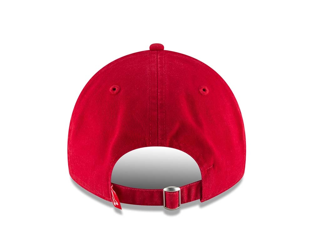 New Era Boston Red Sox Scarlet Red Core Classic 9Twenty Strapback Hat