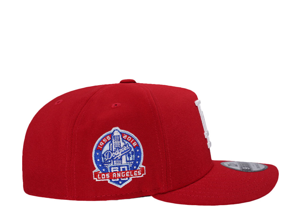 New Era Los Angeles Dodgers 60th Anniversary Red Edition 9Fifty A Frame Snapback Hat