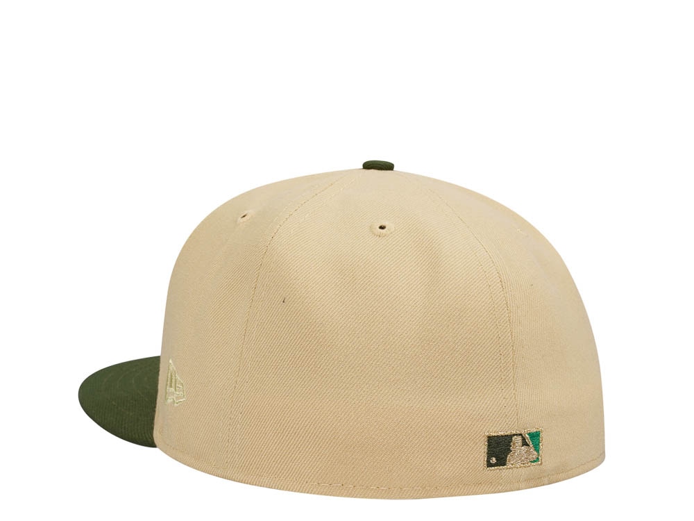 New Era Houston Astros 50th Anniversary Vegas Gold Prime Two Tone Edition 59Fifty Fitted Hat
