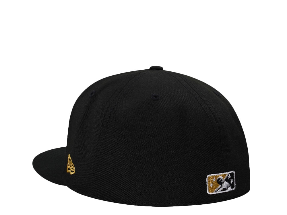 New Era Sacrament River Cats Gold Diggers 20 Seasons Black Throwback Edition 59Fifty Fitted Hat