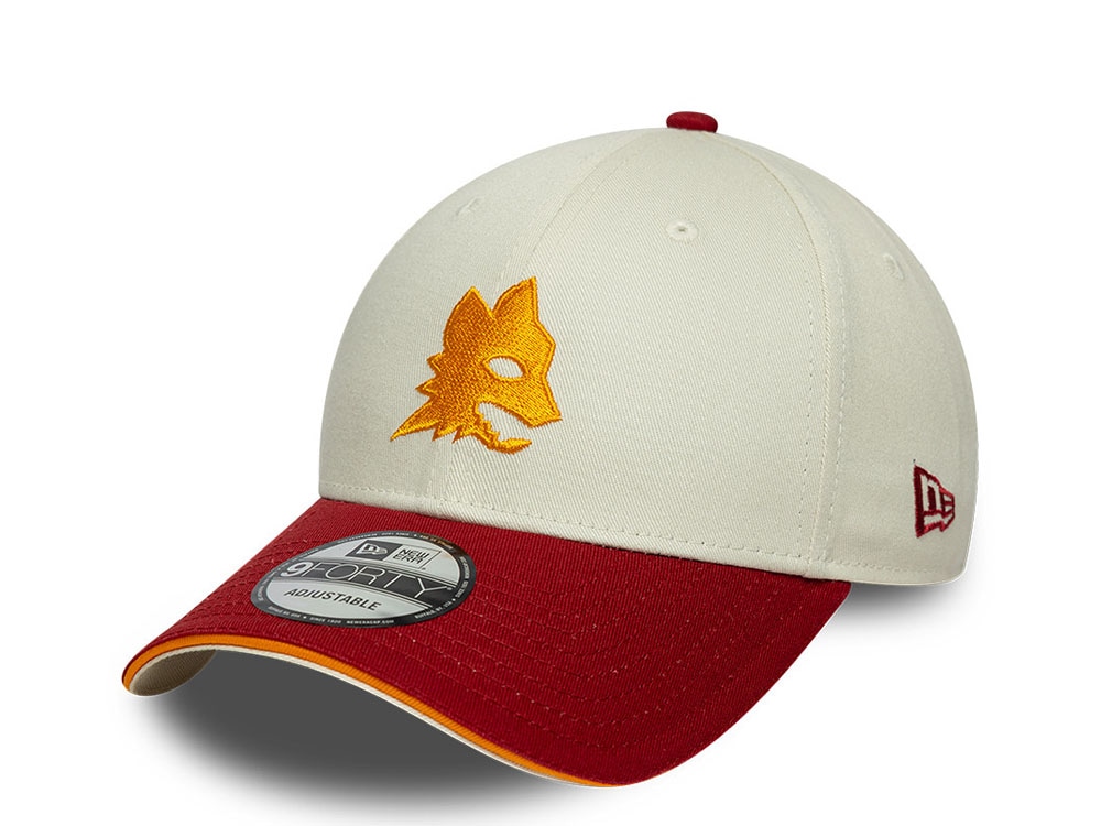 New Era AS Roma White Two Tone 9Forty Strapback Hat