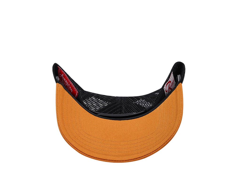 American Needle Rainier Twill Valin Patch Hazel Trucker Snapback Hat