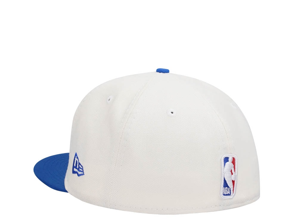 New Era Detroit Pistons Chrome Two Tone Edition 59Fifty Fitted Hat