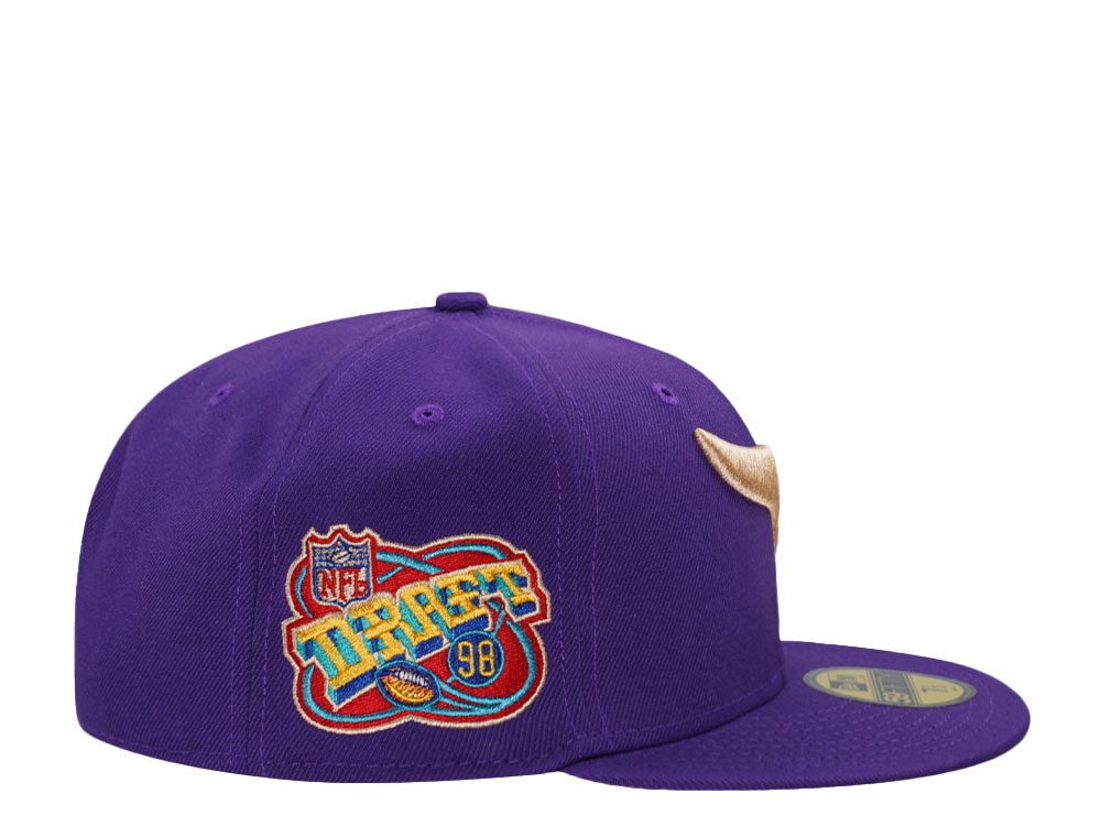 ミネソタ・バイキングスのキャップ New Era Minnesota Vikings Draft 1998 Legend Edition 59Fifty Fitted