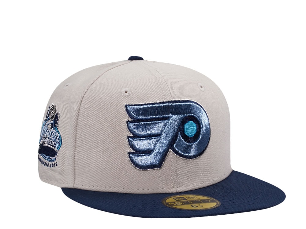 New Era Philadelphia Flyers Winter Classic 2012 Metallic Stone Two Tone Edition 59Fifty Fitted Hat