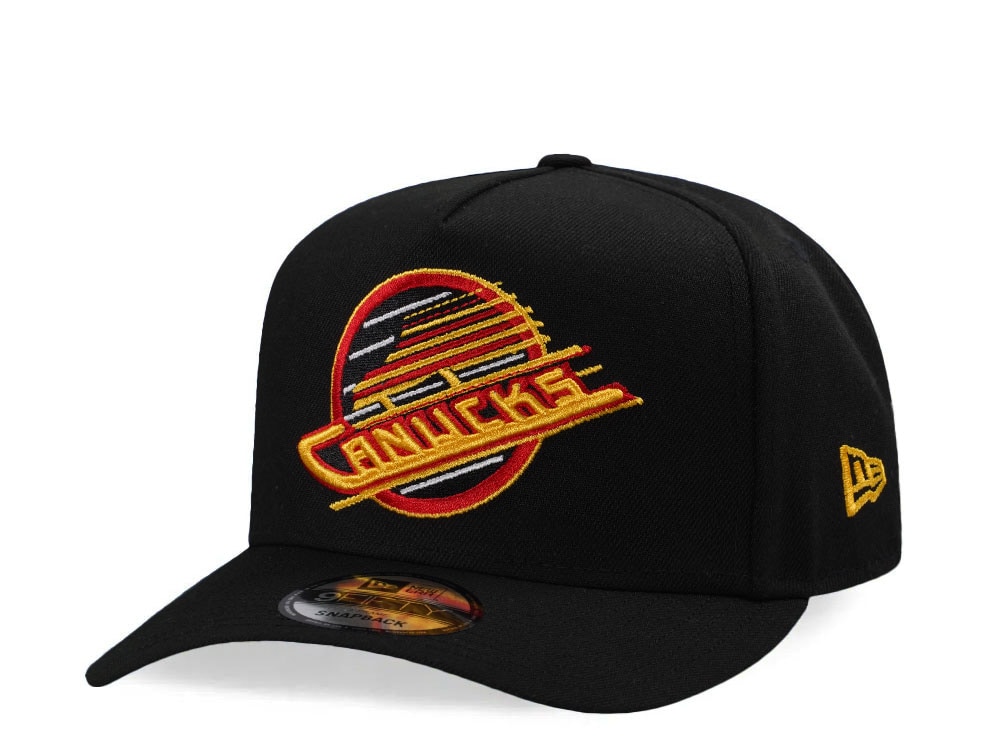New Era Vancouver Canucks Black Edition 9Fifty A Frame Snapback Hat