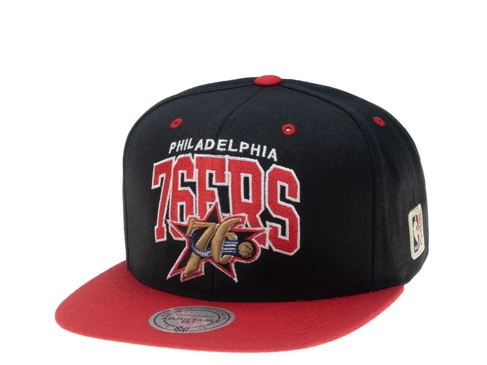Mitchell & Ness Philadelphia 76ers HWC Team Arch Snapback Hat