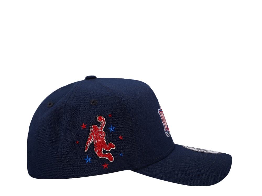New Era Houston Rockets Ocean Blue Prime Edition 9Forty A Frame Snapback Hat