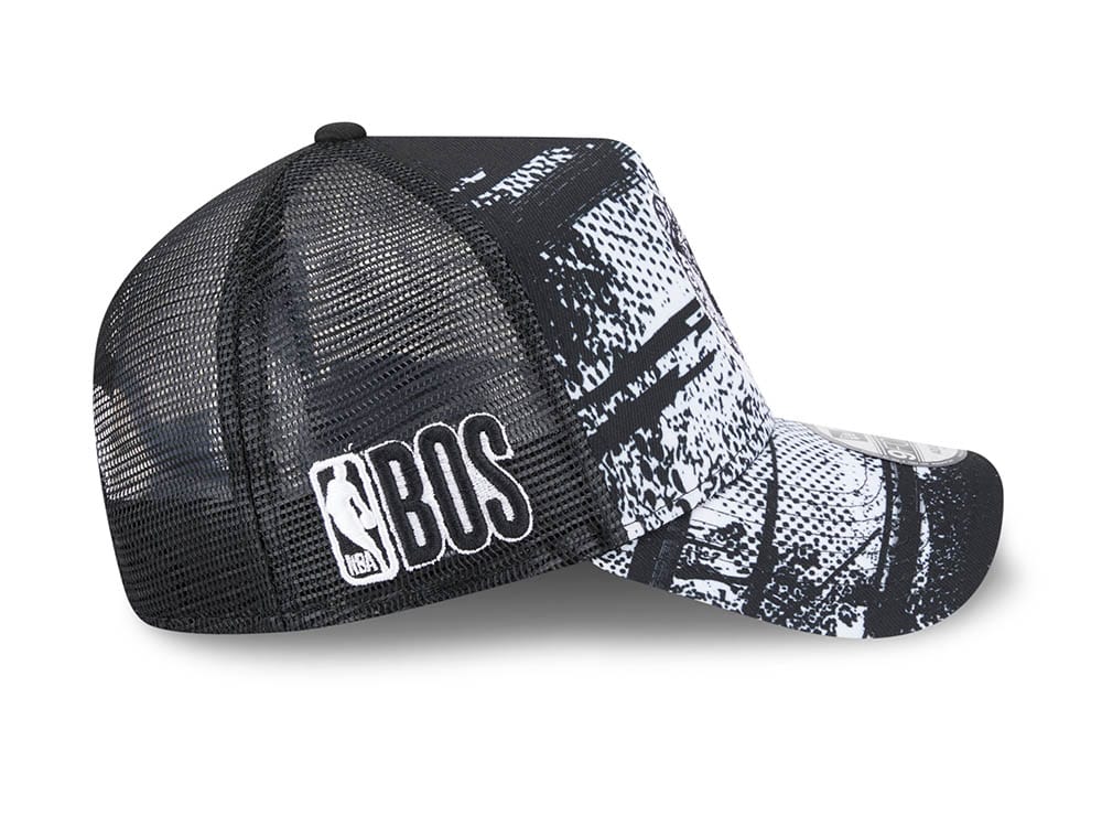 New Era Boston Celtics NBA Tip Off 2024 Trucker 9Forty A Frame Snapback Hat