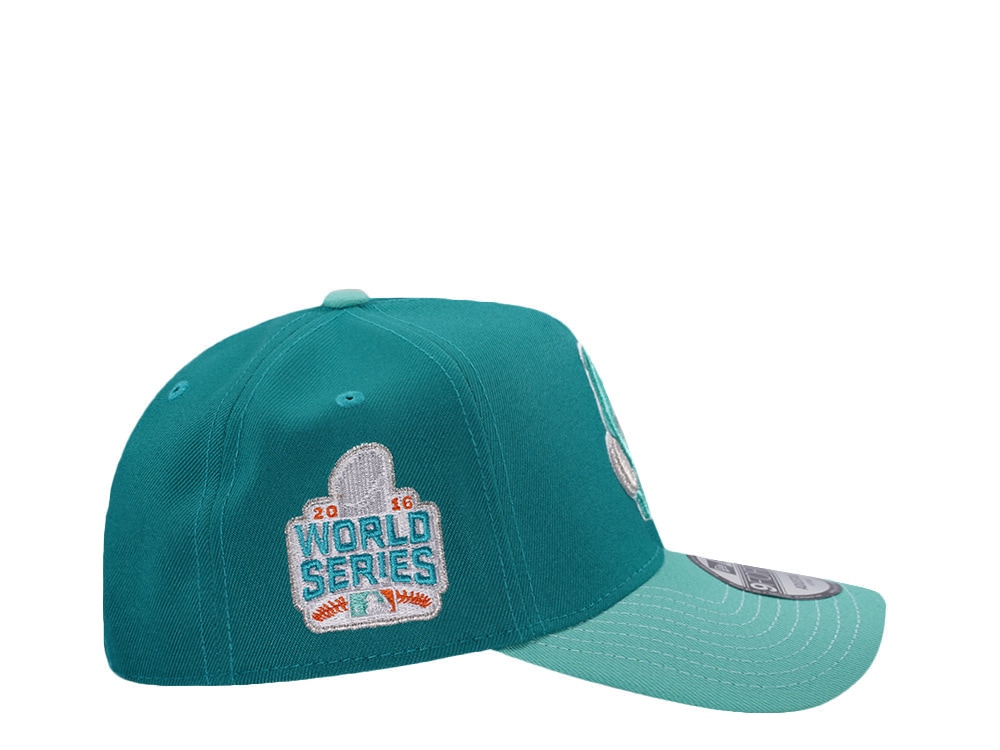 New Era Chicago Cubs World Series 2016 Mint Two Tone Edition 9Forty A Frame Snapback Hat