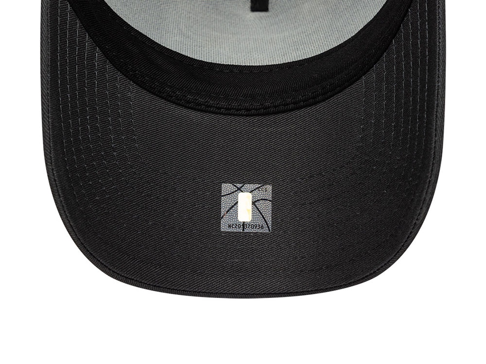 New Era Chicago Bulls Outline Black Edition 9Forty A Frame Trucker Snapback Hat