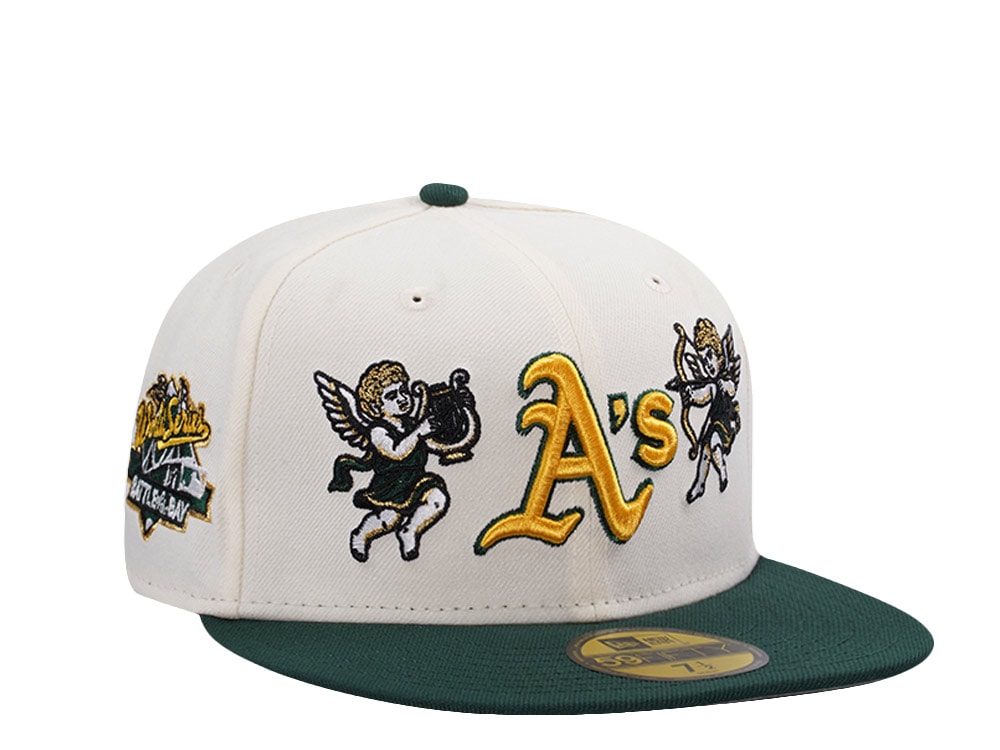 New Era Oakland Athletics World Series 1989 Cupid Chrome Two Tone Edition 59Fifty Fitted Hat