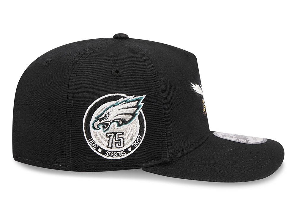 New Era Philadelphia Eagles 75 Seasons Championship Black Edition 19Twenty Snapback Hat