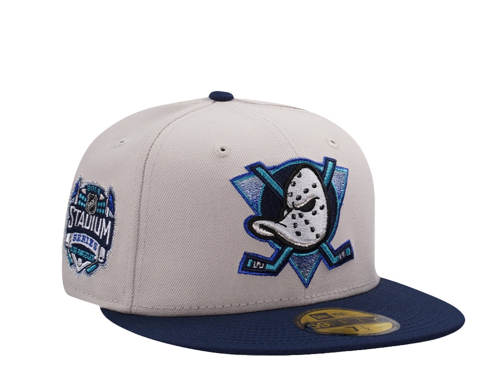 New Era Anaheim Ducks Stadium Series Stone Two Tone Edition 59Fifty Fitted Hat