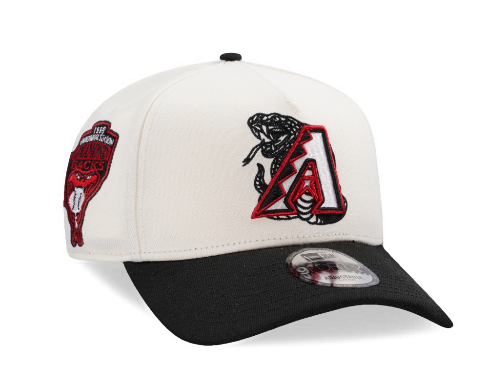New Era Arizona Diamondbacks Inaugural Season 1998 Metallic Chrome Two Tone Edition 9Forty A Frame Snapback Hat