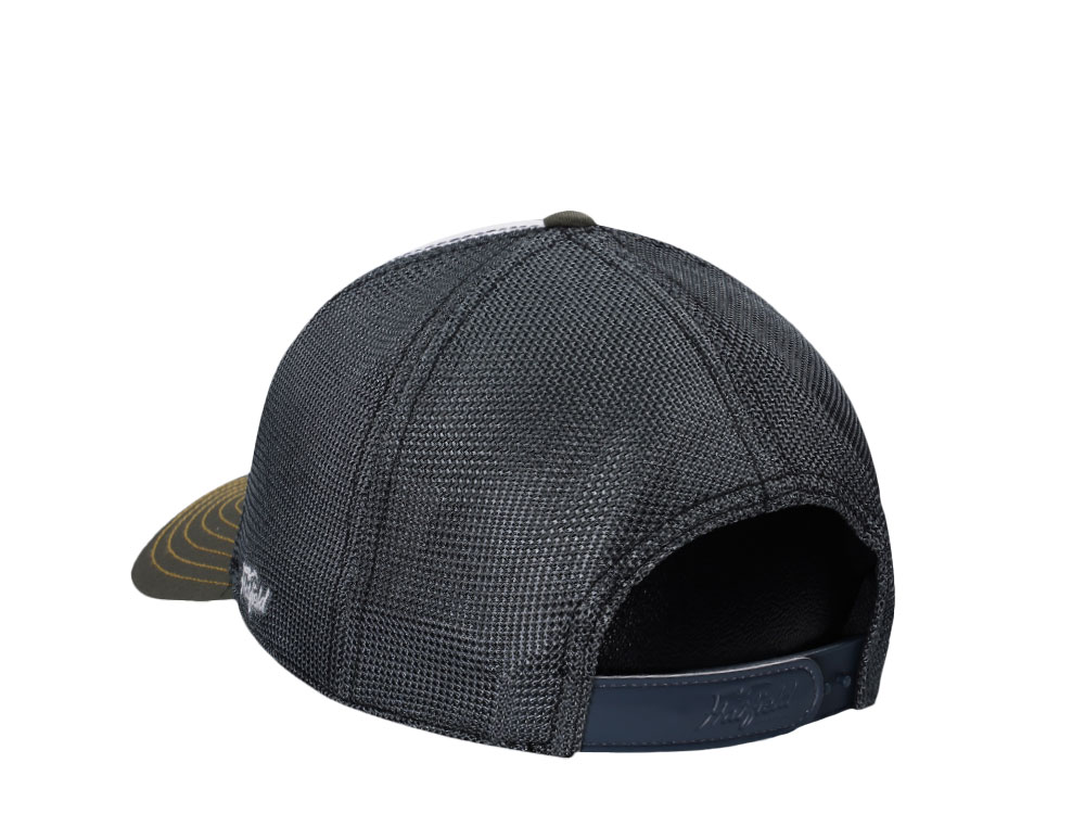 Hatfield Sunset White Dark Green Trucker Snapback Hat