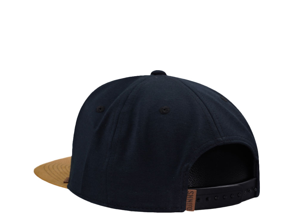 Djinns Jersey Patch Black 6 Panel Snapback Hat