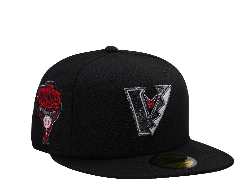 New Era Arizona Diamondbacks Inaugural Season 1998 Black Prime Edition 59Fifty Fitted Hat
