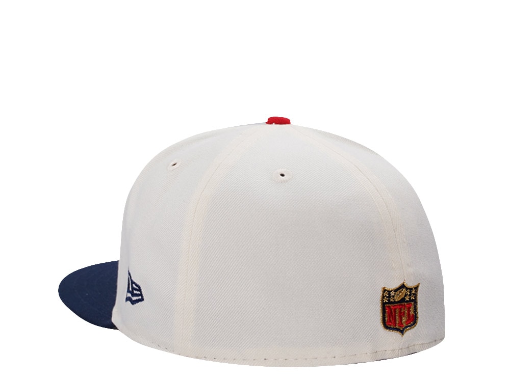 New Era New England Patriots Super Bowl XXXVI Chrome Two Tone Edition 59Fifty Fitted Hat