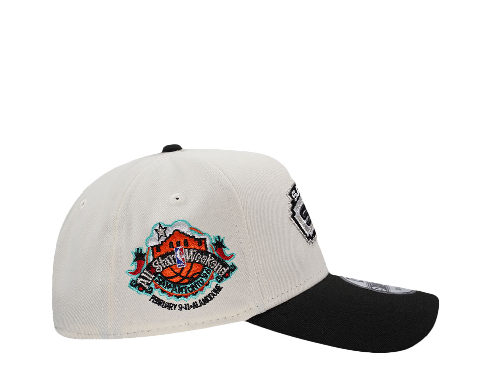 New Era San Antonio Spurs All Star Game 1996 Chrome Two Tone Edition 9Forty A Frame Snapback Hat