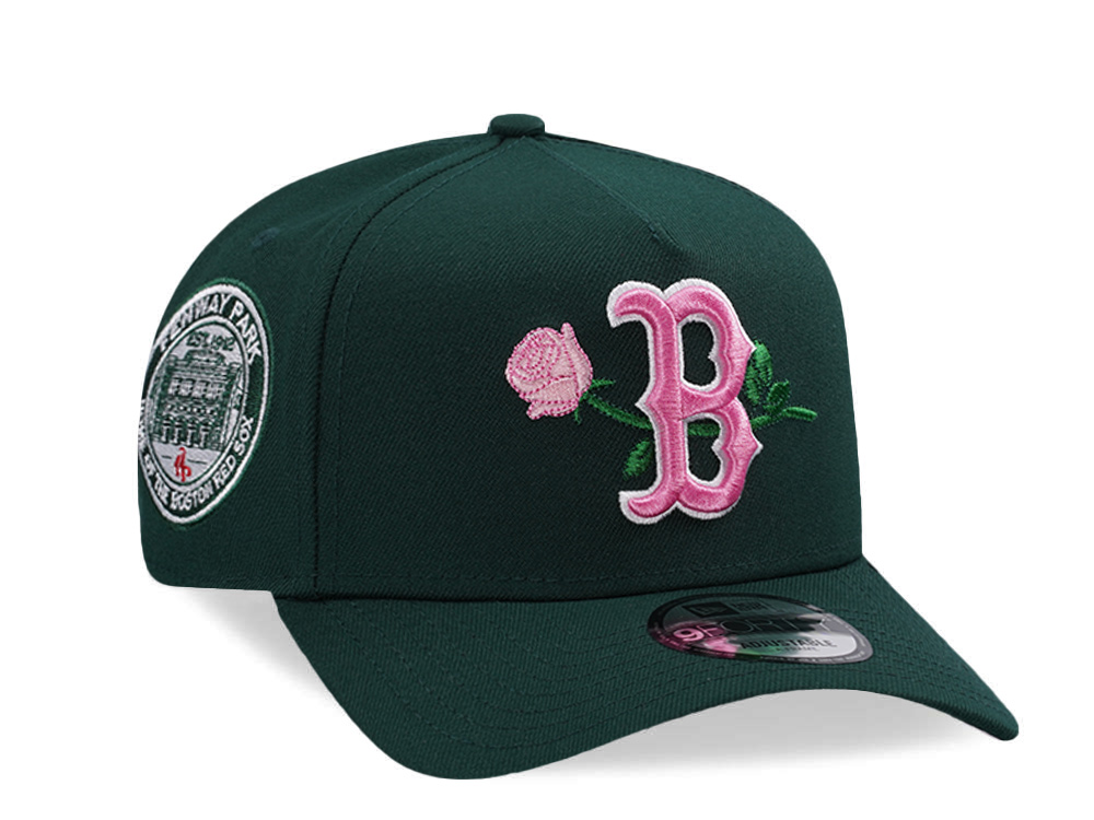 New Era Boston Red Sox Fenway Park Dark Green Prime Edition 9Forty A Frame Snapback Hat