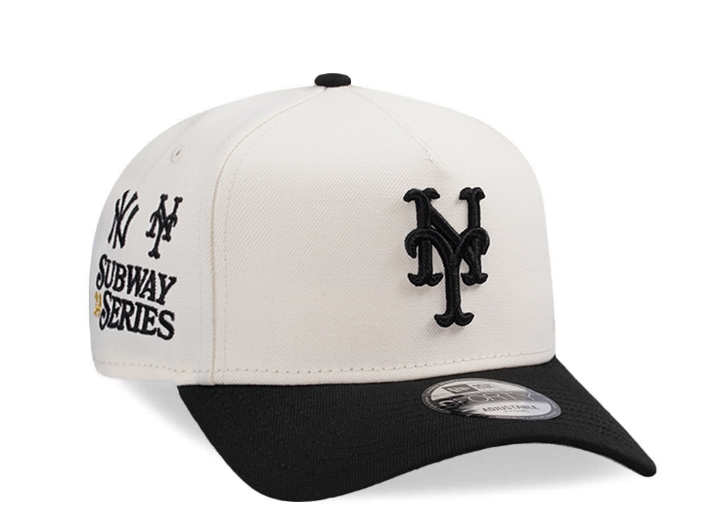 New Era New York Mets Subway Series Chrome Two Tone Edition 9Forty A Frame Snapback Hat