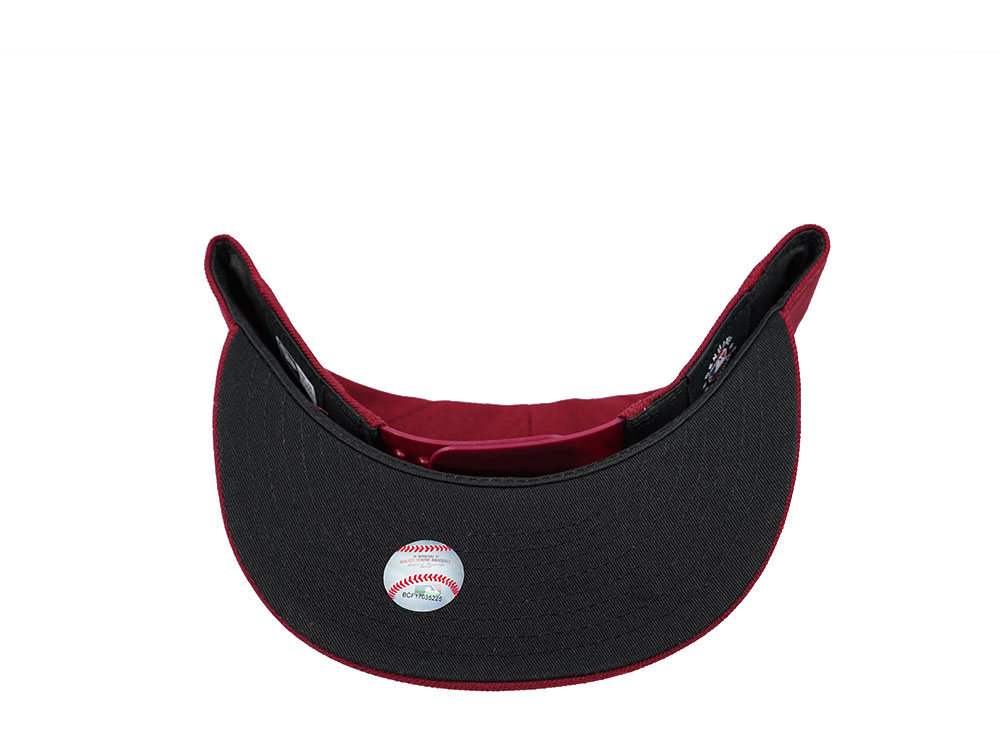 New Era Los Angeles Dodgers Skull Edition Red 9Fifty Snapback Hat