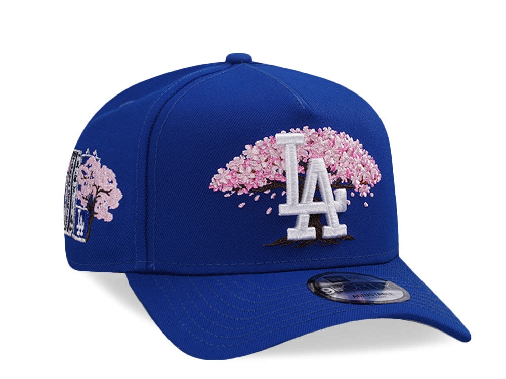 New Era Los Angeles Dodgers Tokyo Series 2025 Sakura Blue Prime Edition 9Forty A Frame Snapback Hat
